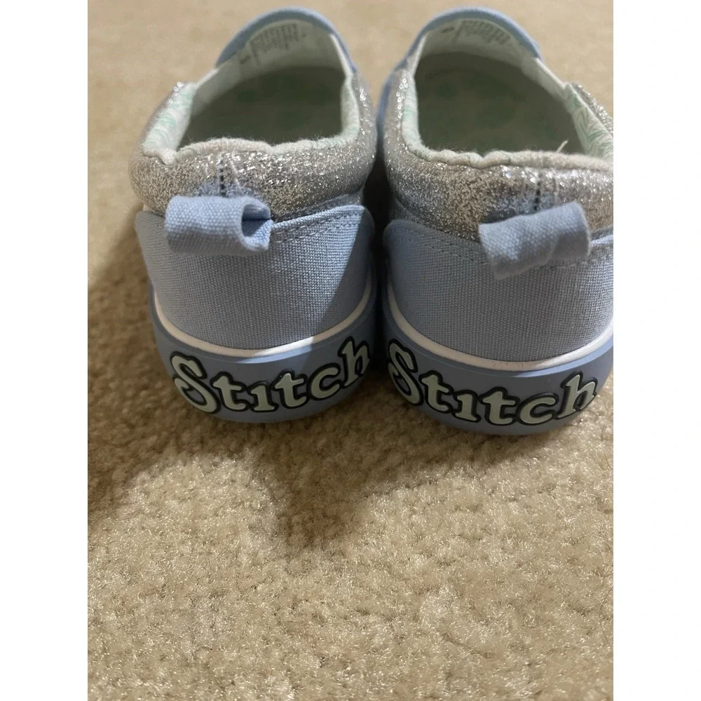 Disney GroundUp Little Kid  Lilo & Stitch Slip-On Sneaker Shoe w/ Glitter Size 2